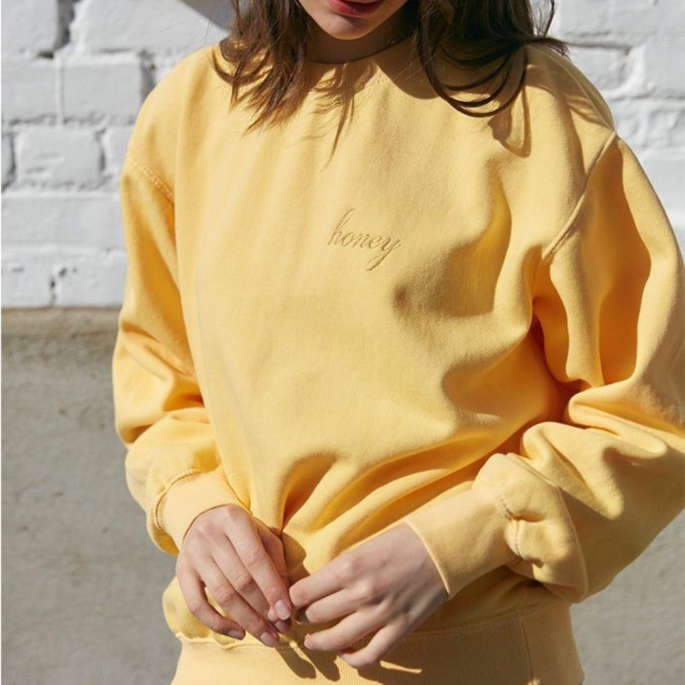 Brandy Melville John Galt Honey Sweatshirt
